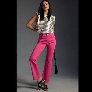 Brand New Pilcro The Yaya  Mid-Rise Crop Glare Jeans